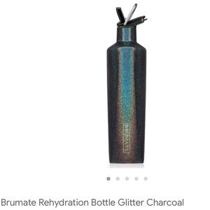 Brumate Fifth Glitter Charcoal 25oz Rehydration bottle